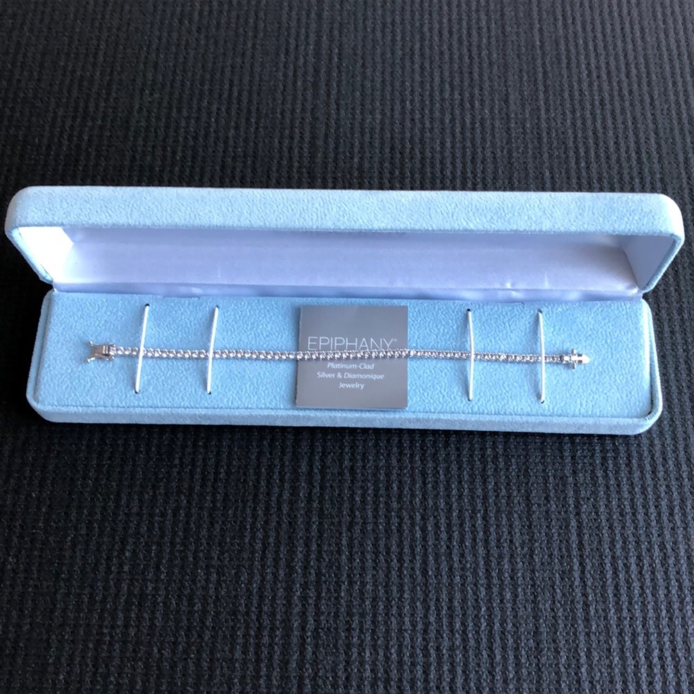 QVC Epiphany diamonique tennis bracelet